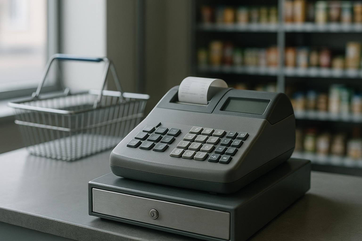 Касов апарат в малък търговски обект